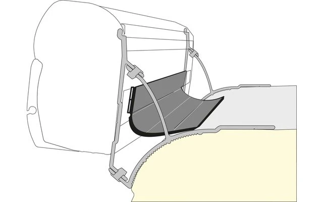 Fiamma Kit Rain Guard Van Fiamma Kit Rain Guard Van -Zeltladen 152738 1003978