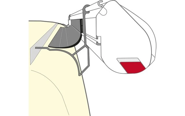 Fiamma Kit Rain Guard Van Fiamma Kit Rain Guard Van -Zeltladen 153089 1007041