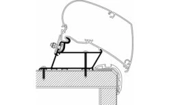 Thule Markisenadapter Malibu Roof 3,5 M -Zeltladen 230122 2661094