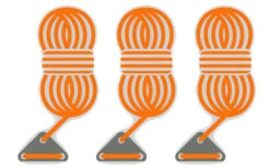 Bent Abspannleinen 3er Set Black -Zeltladen 251461 1777525 1