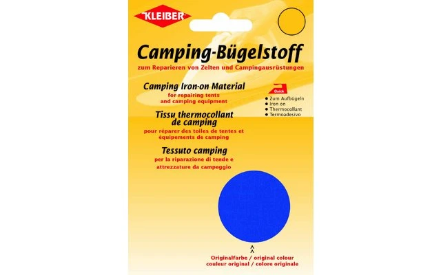 Kleiber Camping-Bügelstoff aus Original-Zeltstoff Atlantik Kleiber Camping-Bügelstoff Aus Original-Zeltstoff Atlantik -Zeltladen 291658 2270677