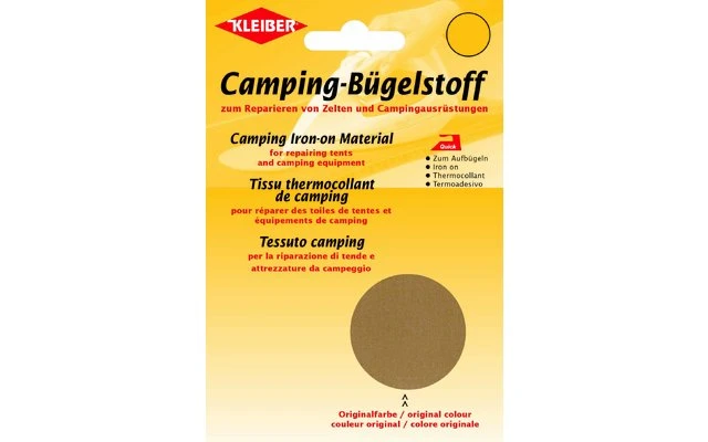 Kleiber Camping-Bügelstoff aus Original-Zeltstoff Sand Kleiber Camping-Bügelstoff Aus Original-Zeltstoff Sand -Zeltladen 291662 1992786 2