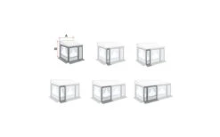Fiamma Privacy Room / Caravanstore ZIP XL Frontpanel Für Markisenvorzelte 20 Cm -Zeltladen 347229 2244340