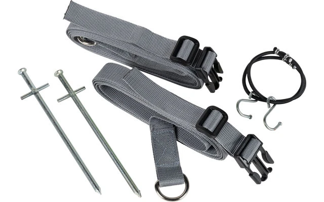 Kampa Sturmbandset für Vorzelte 4-tlg. grau Dometic Kampa Sturmbandset Für Vorzelte 4-tlg. Grau -Zeltladen 369810 2258917 1
