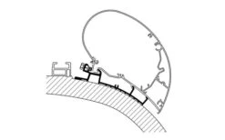 Thule Chartago Chic Adapter Für Serie 6, 3,5 M -Zeltladen 38744 3885