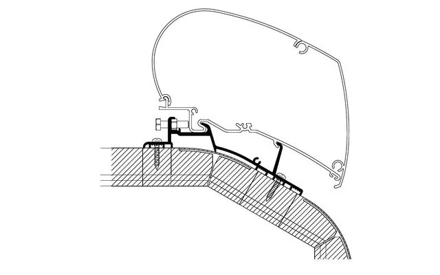 Thule Adapter LMC Explorer Cruiser MJ 2018 3,5m Thule Adapter LMC Explorer Cruiser MJ 2018 3,5m -Zeltladen 441128 3568642