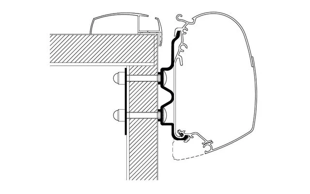 Thule Markisenadapter Hobby Optima Ontour Thule Markisenadapter Hobby Optima Ontour -Zeltladen 446178 3568589