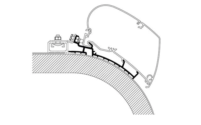 Thule Markisenadapter Rapido Distinction 4.5m Thule Markisenadapter Rapido Distinction 4.5m -Zeltladen 446310 3568621