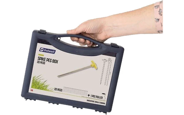 Outwell Stahlherig Box luminous green Outwell Stahlherig Box Luminous Green -Zeltladen 530931 3473058