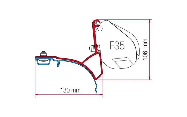 Fiamma F35 Pro Kit Standard Fiamma F35 Pro Kit Standard -Zeltladen 57445 12397