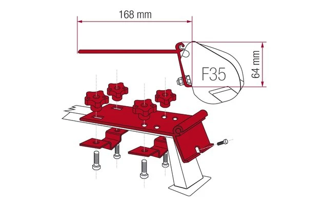 Fiamma F35 Pro Kit Standard Fiamma F35 Pro Kit Standard -Zeltladen 57449 138337