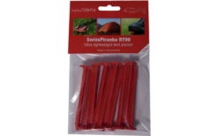 Swiss Piranha RT90 Zelthering Rot 9 Cm Einzeln -Zeltladen 604355 4402535