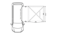 Outdoor Revolution Cayman Midi Air Vorzelt Low 180 Bis 210 Cm -Zeltladen 633247 4431471