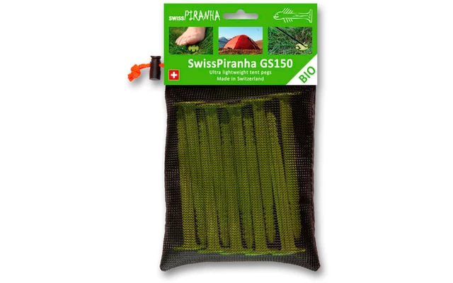 SwissPiranha GS150 Zelthering grün 15 cm einzeln SwissPiranha GS150 Zelthering Grün 15 Cm Einzeln -Zeltladen 634679 4402671