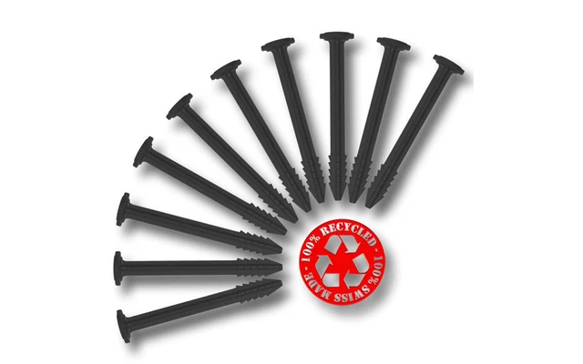 SwissPiranha BF90 Zelthering schwarz 9,7 cm einzeln SwissPiranha BF90 Zelthering Schwarz 9,7 Cm Einzeln -Zeltladen 636039 4342695