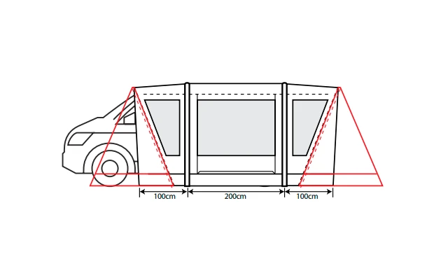 Outdoor Revolution Cayman Combo Air Vorzelt Low 180 bis 210 cm Outdoor Revolution Cayman Combo Air Vorzelt Low 180 Bis 210 Cm -Zeltladen 636903 4332455
