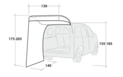 Outwell Seitenwand Upcrest -Zeltladen 670527 4588809