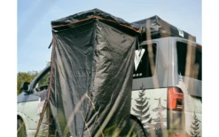 Vickywood Duschzelt Mit Regenhaube 100 Cm Schwarz -Zeltladen 696233 4715327