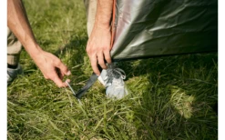 Vickywood Duschzelt Mit Regenhaube 100 Cm Schwarz -Zeltladen 696239 4715339