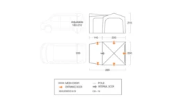 Vango Tailgate Hub Low -Zeltladen 703193 4852478