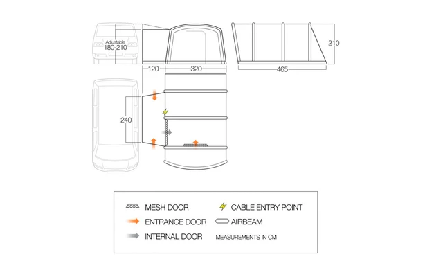 Vango Galli III Air Low Vango Galli III Air Low -Zeltladen 703847 4851737
