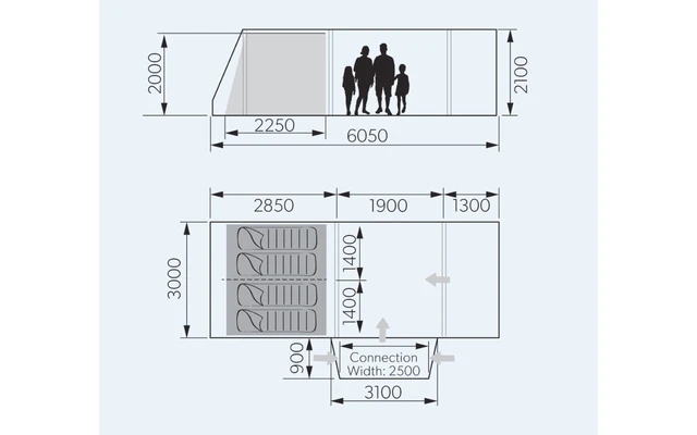 Dometic Rarotonga DA FTT 401 AIR LH Aufblasbares Driveaway Vorzelt 3 m Modell Links Dometic Rarotonga DA FTT 401 AIR LH Aufblasbares Driveaway Vorzelt 3 M Modell Links -Zeltladen 707747 4801769