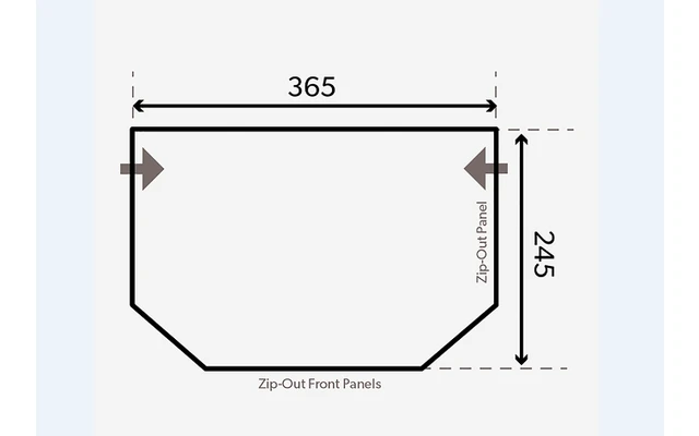 Dometic Pop AIR Pro 365 Aufblasbares Vorzelt für Wohnwagen Dometic Pop AIR Pro 365 Aufblasbares Vorzelt Für Wohnwagen -Zeltladen 708674 4817354