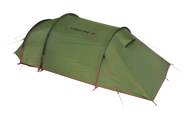 High Peak Falcon 3 LW Lightweight 3 Personen Tunnelzelt Aluminium Gestänge olive/rot High Peak Falcon 3 LW Lightweight 3 Personen Tunnelzelt Aluminium Gestänge Olive/rot -Zeltladen 733025 4904018