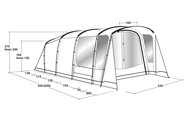 Outwell Greenwood 5 Outwell Greenwood 5 -Zeltladen 736949 4959530