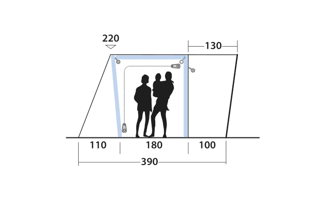 Outwell Jonesville 290 SA Flex Busvorzelt + ONS Leuchtelement-Set Bundle Outwell Jonesville 290 SA Flex Busvorzelt + ONS Leuchtelement-Set Bundle -Zeltladen 748541 5008487