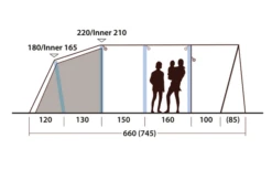 Outwell Hayward Lake 6ATC Aufblasbares Tunnelzelt 6 Personen 6 Outwell Hayward Lake 6ATC Aufblasbares Tunnelzelt 6 Personen -Zeltladen 789692 5207240