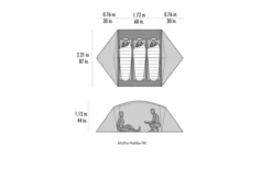 MSR Mutha Hubba NX V2 3 Personen Weiß -Zeltladen 819866 5300270