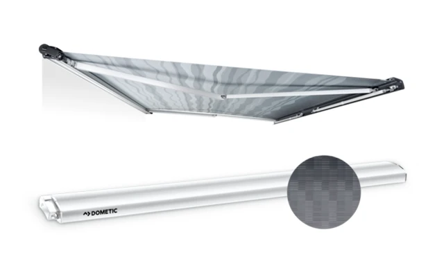 Dometic PerfectRoof PR 2000 Markise Tuchfarbe Horizon Grey Gehäusefarbe Anthrazit 3,5 m Dometic PerfectRoof PR 2000 Markise Tuchfarbe Horizon Grey Gehäusefarbe Anthrazit 3,5 M -Zeltladen 823505 5319038 1