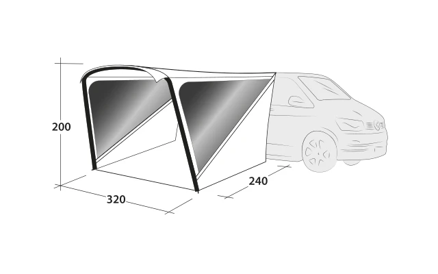 Outwell Zelt Touring Shelter Air Outwell Zelt Touring Shelter Air -Zeltladen 823676 5319677
